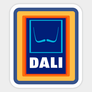 Salvador Dali shops at Aldi! Sticker